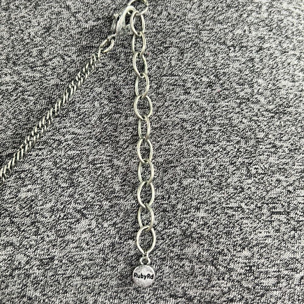 Ruby Rd Silver & Gold Tone Necklace - Picture 5 of 7